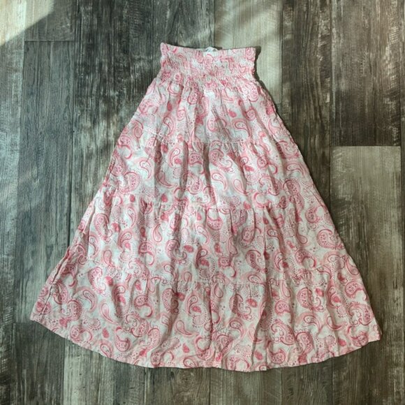 NWOT Pink Paisley Girl’s Skirt Size 10 - Picture 2 of 6